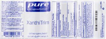 Pure Encapsulations XanthiTrim - supplement