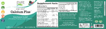 Pure Essence Ionic-Fizz Calcium Plus Mixed Berry Flavor - supplement