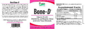 Pure Essence Labs Bone-D - supplement
