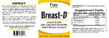 Pure Essence Labs Breast-D - supplement