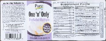 Pure Essence Labs One 'N' Only - supplement