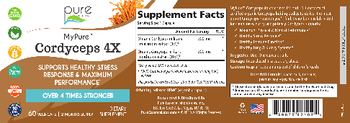 Pure Essence MyPure Cordyceps 4X - supplement