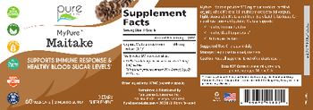 Pure Essence MyPure Maitake - supplement