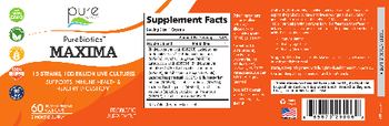 Pure Essence PureBiotics Maxima - probiotic supplement