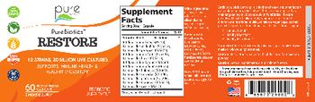 Pure Essence PureBiotics Restore - probiotic supplement