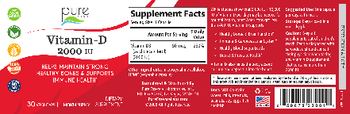 Pure Essence Vitamin-D 2000 IU - supplement