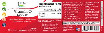 Pure Essence Vitamin-D 5000 IU - supplement