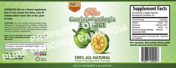 Pure Garcinia Cambogia Pure Garcinia Cambogia Extract - supplement
