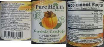 Pure Health Naturally Garcinia Cambogia - supplement