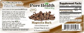 Pure Health Naturally Magnolia Bark - supplement