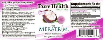 Pure Health Naturally Meratrim 400 mg - supplement