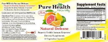 Pure Health Naturally Natural Defense - supplement