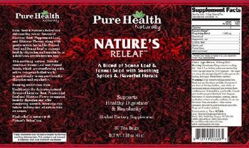 Pure Health Naturally Nature's Releaf - herbal supplement