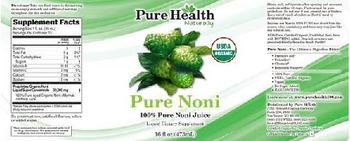 Pure Health Naturally Pure Noni - liquid supplement