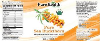 Pure Health Naturally Pure Sea Buckthorn - liquid supplement