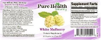 Pure Health Naturally White Mulberry - supplement