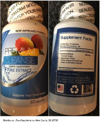 Pure Supplements Premium Cleanse Pure Extract - supplement