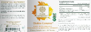 Pure Synergy Choline Complex - supplement