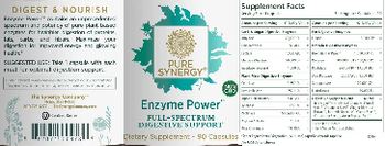 Pure Synergy Enzyme Power - supplement