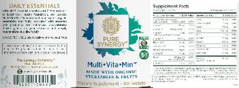 Pure Synergy Multi Vita Min - supplement