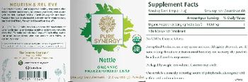 Pure Synergy Nettle - supplement