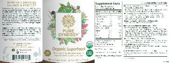 Pure Synergy Organic Superfood - supplement