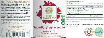 Pure Synergy SuperPure Astaxanthin - supplement