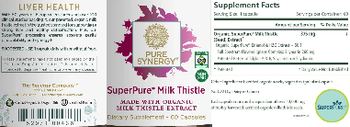 Pure Synergy SuperPure Milk Thistle - supplement