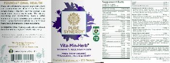 Pure Synergy Vita Min Herb Women's Multivitamin - supplement