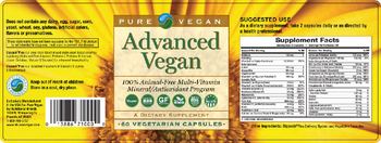 Pure Vegan Advanced Vegan - supplement