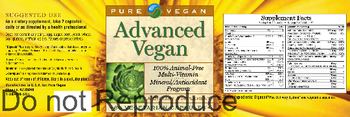 Pure Vegan Advanced Vegan - supplement