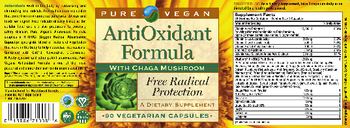 Pure Vegan Antioxidant Formula - supplement