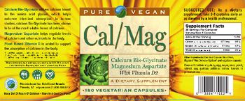 Pure Vegan Cal/Mag - supplement