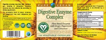 Pure Vegan Digestive Enzyme Complex - supplement