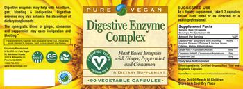 Pure Vegan Digestive Enzyme Complex - supplement