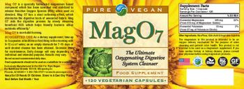 Pure Vegan Mag O7 - food supplement