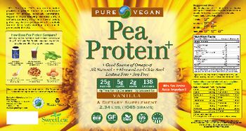 Pure Vegan Pea Protein+ Vanilla - supplement