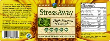Pure Vegan Stress Away - supplement