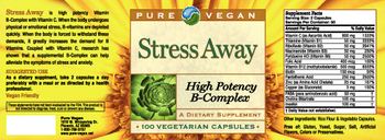 Pure Vegan Stress Away - supplement