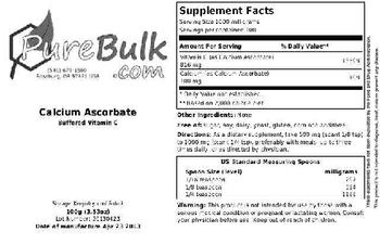 PureBulk.com Calcium Ascorbate Buffered Vitamin C - 