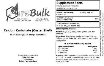 PureBulk.com Calcium Carbonate (Oyster Shell) - 