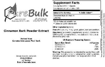 PureBulk.com Cinnamon Bark Powder Extract - 