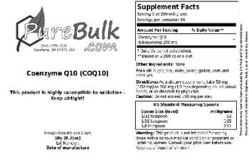 PureBulk.com Coenzyme Q10 (COQ10) - 