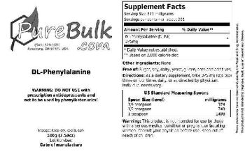 PureBulk.com DL-Phenylalanine - 