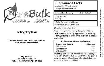 PureBulk.com L-Tryptophan - 