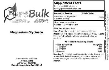 PureBulk.com Magnesium Glycinate - 