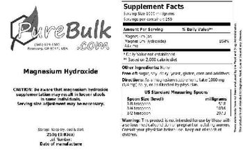 PureBulk.com Magnesium Hydroxide - 