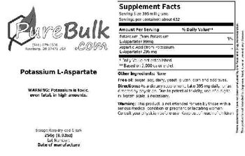 PureBulk.com Potassium L-Aspartate - 