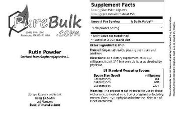 PureBulk.com Rutin Powder - 