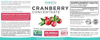 PureCo Cranberry Concentrate - supplement